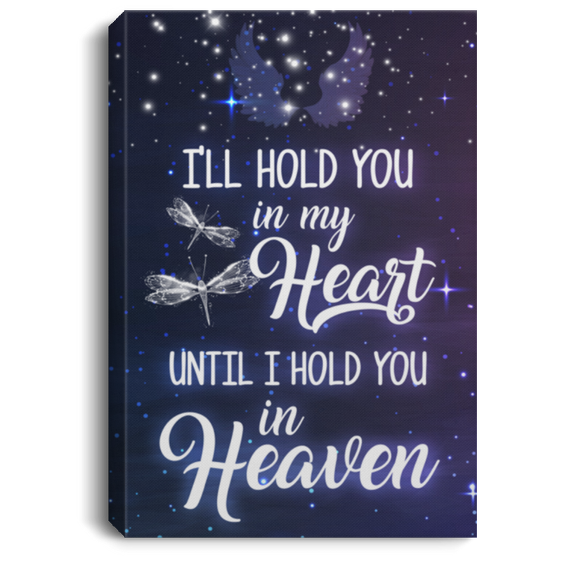 Guardian Angels Dragonflies Canvas - I'll Hold You In My Heart Until I Hold You in Heaven Guardian Angels - CANPO75 - CustomCat
