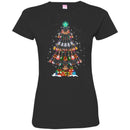 Guitar T-Shirt Christmas Tree Guitar Hot Trend Lovers Tee Shirt CustomCat