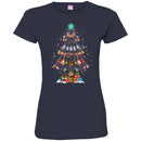 Guitar T-Shirt Christmas Tree Guitar Hot Trend Lovers Tee Shirt CustomCat