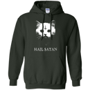 Hail satan cat funny T-shirts CustomCat