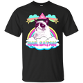 Hail satan funny cat T-shirts CustomCat