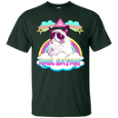 Hail satan funny cat T-shirts CustomCat