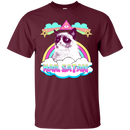 Hail satan funny cat T-shirts CustomCat