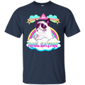 Hail satan funny cat T-shirts CustomCat