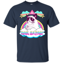 Hail satan funny cat T-shirts CustomCat