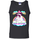 Hail satan funny cat T-shirts CustomCat