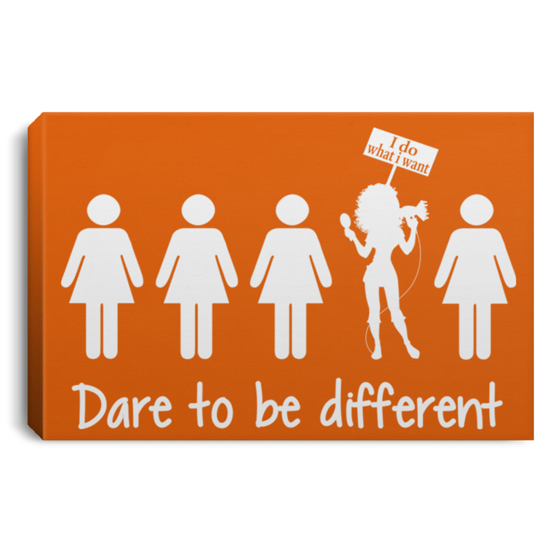 Hairstylist Canvas - Hairstylist Dares To Be Different I Do What I Want Canvas Wall Art Decor