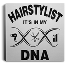 Hairstylist Canvas - In My DNA Is Hairdressing Tools And Hairstylist Canvas Wall Art Decor