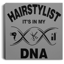 Hairstylist Canvas - In My DNA Is Hairdressing Tools And Hairstylist Canvas Wall Art Decor