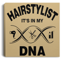 Hairstylist Canvas - In My DNA Is Hairdressing Tools And Hairstylist Canvas Wall Art Decor