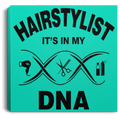 Hairstylist Canvas - In My DNA Is Hairdressing Tools And Hairstylist Canvas Wall Art Decor