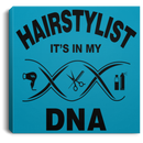 Hairstylist Canvas - In My DNA Is Hairdressing Tools And Hairstylist Canvas Wall Art Decor