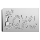 Hairstylist Canvas - Love Hairstylist Flower Canvas Wall Art Decor