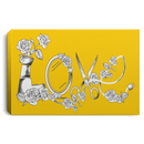 Hairstylist Canvas - Love Hairstylist Flower Canvas Wall Art Decor