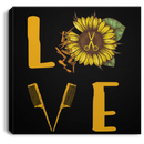 Hairstylist Canvas - Love Hairstylist Sunflower Canvas Wall Art Decor