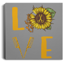 Hairstylist Canvas - Love Hairstylist Sunflower Canvas Wall Art Decor