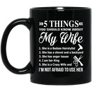 Hairstylist Coffee Mug 5 Things You Should Know About Hairstylist Wife Gift For Wife  11oz - 15oz Black Mug