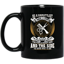 Hairstylist Coffee Mug Being A Hairdresser Is The Best Profession Being A Hairdresser Rock 11oz - 15oz Black Mug