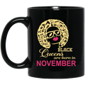Hairstylist Coffee Mug Black Queens Hairstylist Are Born In November for Birthday Gifts  11oz - 15oz Black Mug