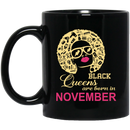 Hairstylist Coffee Mug Black Queens Hairstylist Are Born In November for Birthday Gifts  11oz - 15oz Black Mug