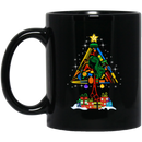 Hairstylist Coffee Mug Hairdressing Tools With Christmas Tree Shape For Christmas Gift 11oz - 15oz Black Mug