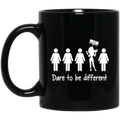 Hairstylist Coffee Mug Hairstylist Dares To Be Different I Do What I Want For Funny Gifts 11oz - 15oz Black Mug