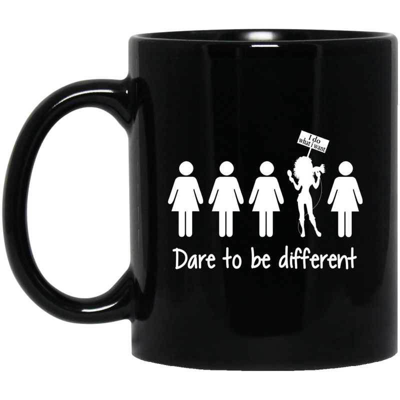 Hairstylist Coffee Mug Hairstylist Dares To Be Different I Do What I Want For Funny Gifts 11oz - 15oz Black Mug