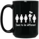Hairstylist Coffee Mug Hairstylist Dares To Be Different I Do What I Want For Funny Gifts 11oz - 15oz Black Mug