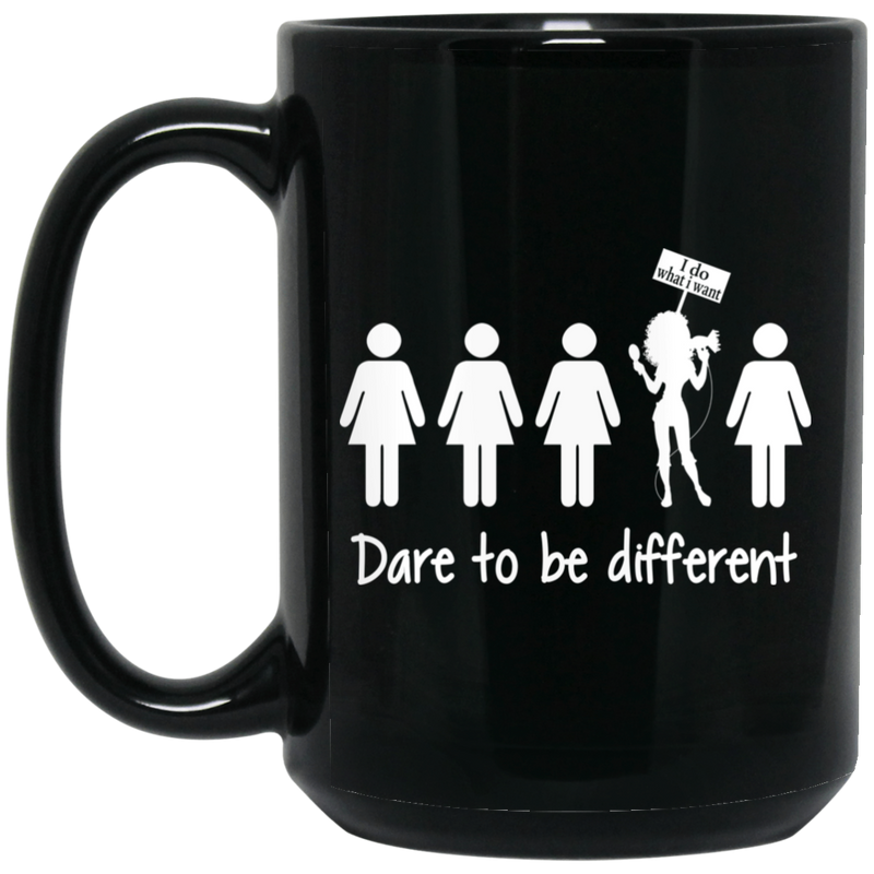 Hairstylist Coffee Mug Hairstylist Dares To Be Different I Do What I Want For Funny Gifts 11oz - 15oz Black Mug