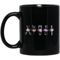 Hairstylist Coffee Mug Hairstylist Tools Flowers 11oz - 15oz Black Mug