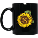 Hairstylist Coffee Mug Hairstylist With Sunflower Drag Comb Hairstylist Funny 11oz - 15oz Black Mug