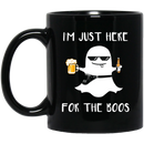 Hairstylist Coffee Mug I'm Just Here With Beer For The Boos For Halloween Holiday Gifts 11oz - 15oz Black Mug