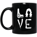 Hairstylist Coffee Mug Love Hairstylist Tools 11oz - 15oz Black Mug