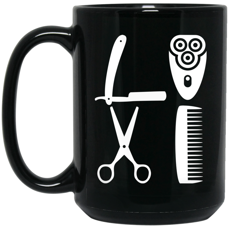 Hairstylist Coffee Mug Love Hairstylist Tools 11oz - 15oz Black Mug