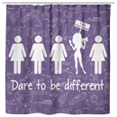 Hairstylist Shower Curtains Hairstylist Dares To Be Different I Do What I Want For Bathroom Decor