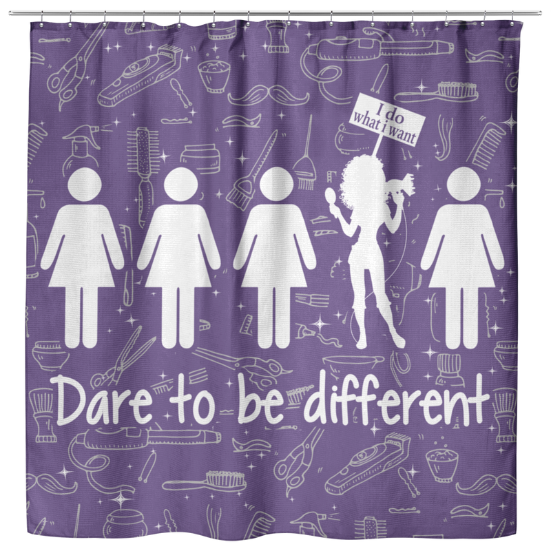 Hairstylist Shower Curtains Hairstylist Dares To Be Different I Do What I Want For Bathroom Decor