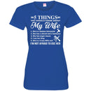 Hairstylist T-Shirt 5 Things You Should Know About Hairstylist Wife Tee Gift For Wife Tee Shirt CustomCat
