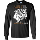 Hairstylist T-Shirt A Child Of God A Woman Of Faith & Hairstylist Of Christ for Women Gift Tee Shirt CustomCat