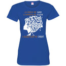 Hairstylist T-Shirt A Child Of God A Woman Of Faith & Hairstylist Of Christ for Women Gift Tee Shirt CustomCat