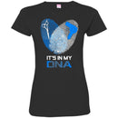 Hairstylist T-Shirt  A Heart Is Made Of 2 Fingerprints Of Hairstylists It Is My DNA Tee Gift Tee Shirt CustomCat