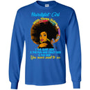 Hairstylist T-Shirt African America Hairstylist Girl With 3 Sides You Never Want To See Tee Shirt CustomCat