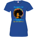 Hairstylist T-Shirt African America Hairstylist Girl With 3 Sides You Never Want To See Tee Shirt CustomCat