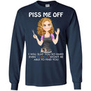 Hairstylist T-Shirt Angry Hairdresser Piss Me Off I Will Slap You So Hard For Funny Gift Tee Shirt CustomCat