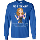 Hairstylist T-Shirt Angry Hairdresser Piss Me Off I Will Slap You So Hard For Funny Gift Tee Shirt CustomCat