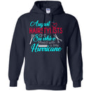 Hairstylist T-Shirt August Hairstylist Are Sunshine Mixed With A Little Hurricane Wearing Tee Shirt CustomCat