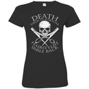 Hairstylist T-Shirt Death Smiles At Everyone Hairstylists Smile Back For Male Tee Shirt Gift Tees CustomCat