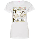 Hairstylist T-Shirt Forget Princess I Want To Be A Hairstylist Tees Gift Shirts CustomCat