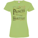Hairstylist T-Shirt Forget Princess I Want To Be A Hairstylist Tees Gift Shirts CustomCat