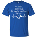 Hairstylist T-Shirt Hairstylist Heartbeat expressed Hairstylist's Brave & Bruised Tee Gifts Tee Shirt CustomCat
