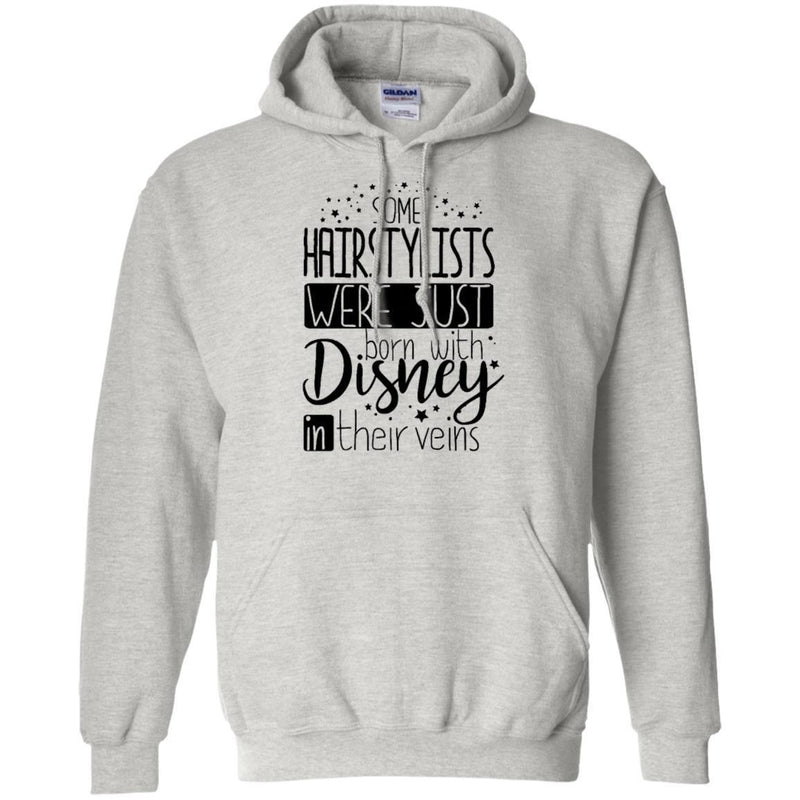 Hairstylist T-Shirt Hairstylists Were Just Born With Disney In Their Veins For Funny Gift Tee Shirt CustomCat